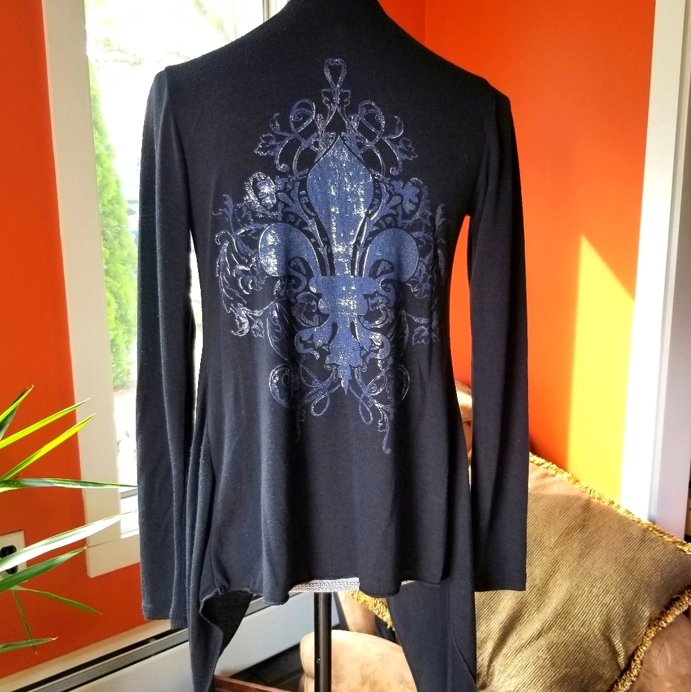 Fleurish Asymmetrical Cardigan